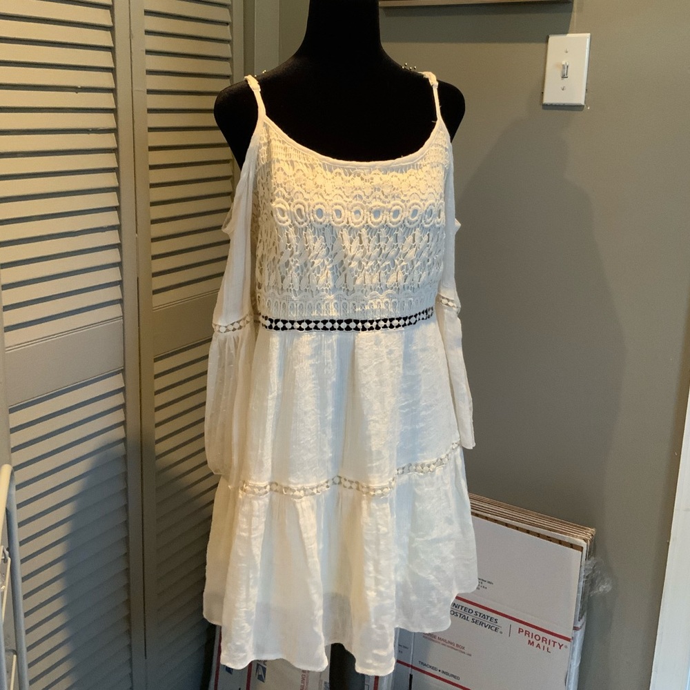 Boho Mini Dress, Small